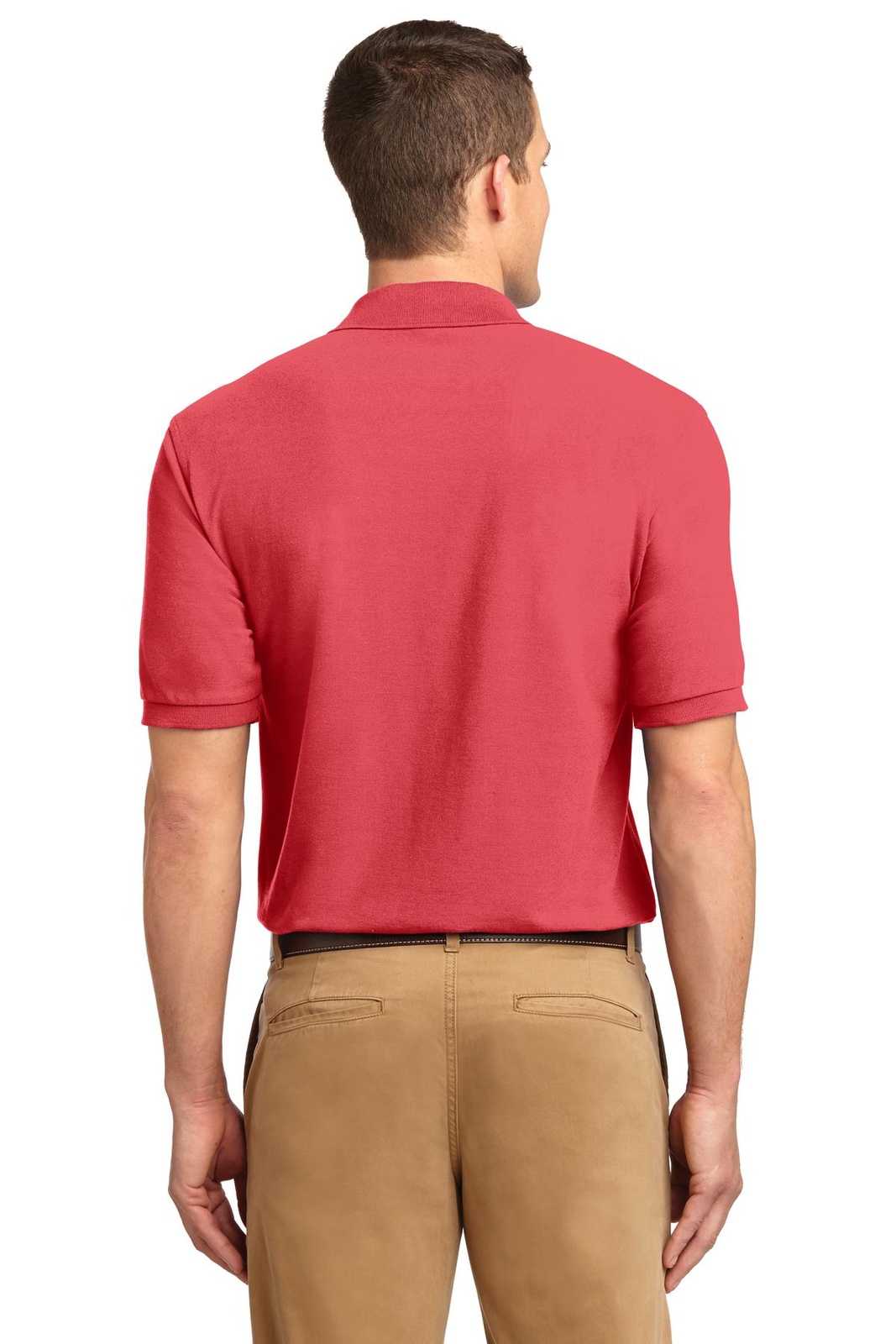 Port Authority K500ES Extended Size Silk Touch Polo - Hibiscus - HIT a Double - 2