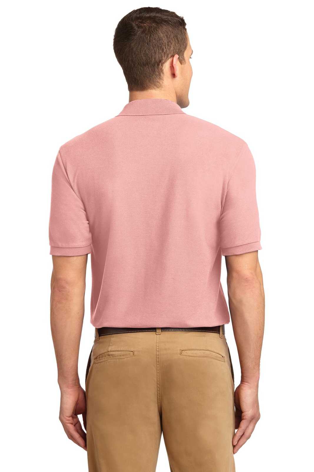 Port Authority K500ES Extended Size Silk Touch Polo - Light Pink - HIT a Double - 2