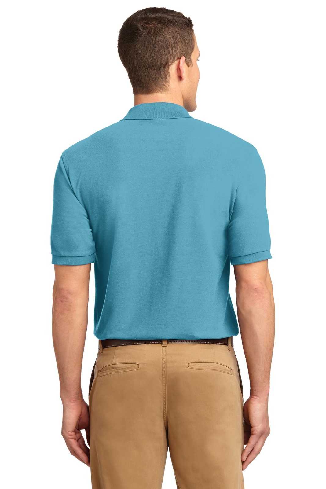 Port Authority K500ES Extended Size Silk Touch Polo - Maui Blue - HIT a Double - 2