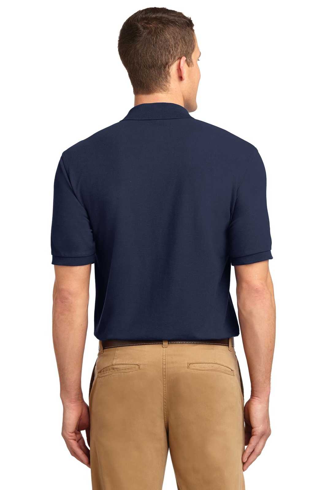 Port Authority K500ES Extended Size Silk Touch Polo - Navy - HIT a Double - 2