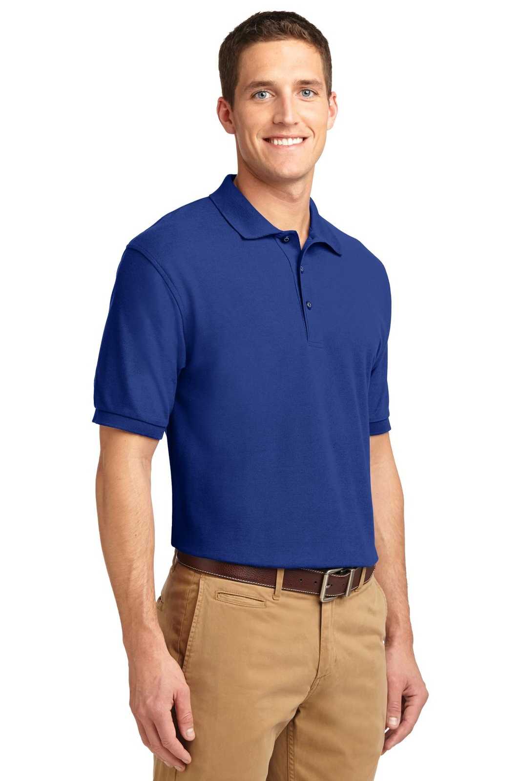 Port Authority K500ES Extended Size Silk Touch Polo - Royal - HIT a Double - 4