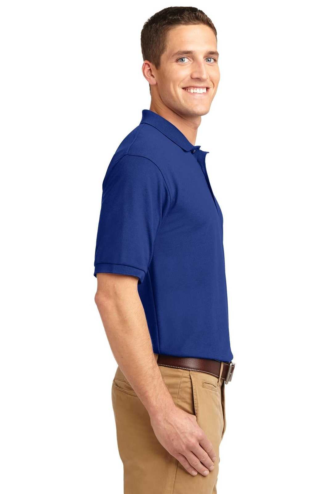 Port Authority K500ES Extended Size Silk Touch Polo - Royal - HIT a Double - 3
