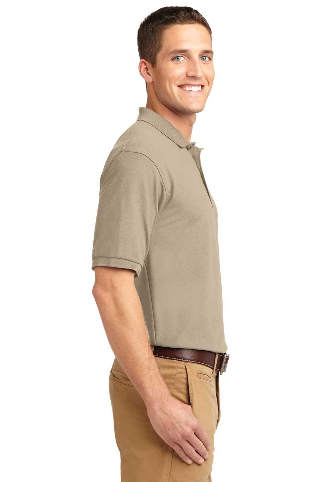 Port Authority K500ES Extended Size Silk Touch Polo - Stone - HIT a Double - 3