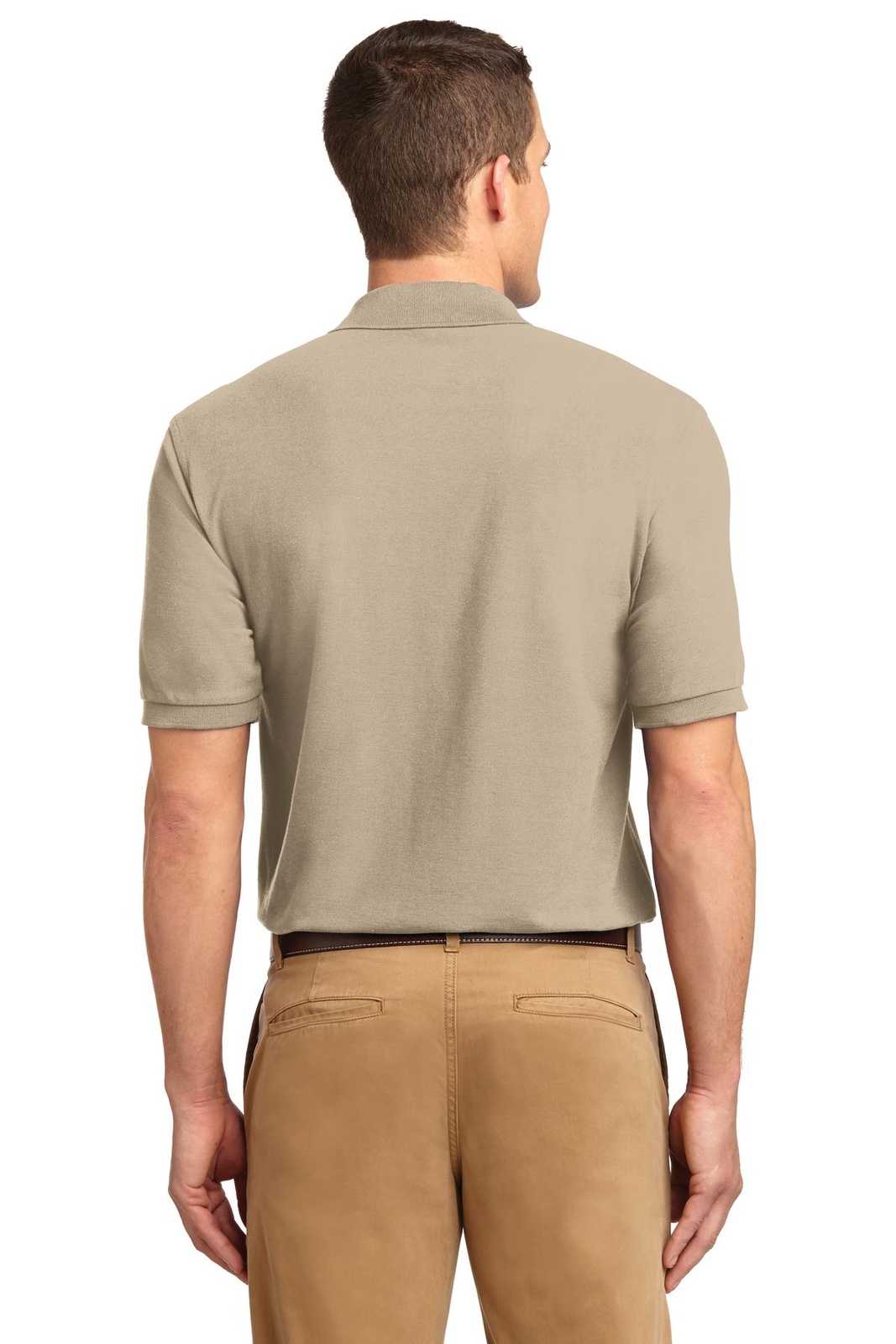 Port Authority K500ES Extended Size Silk Touch Polo - Stone - HIT a Double - 2