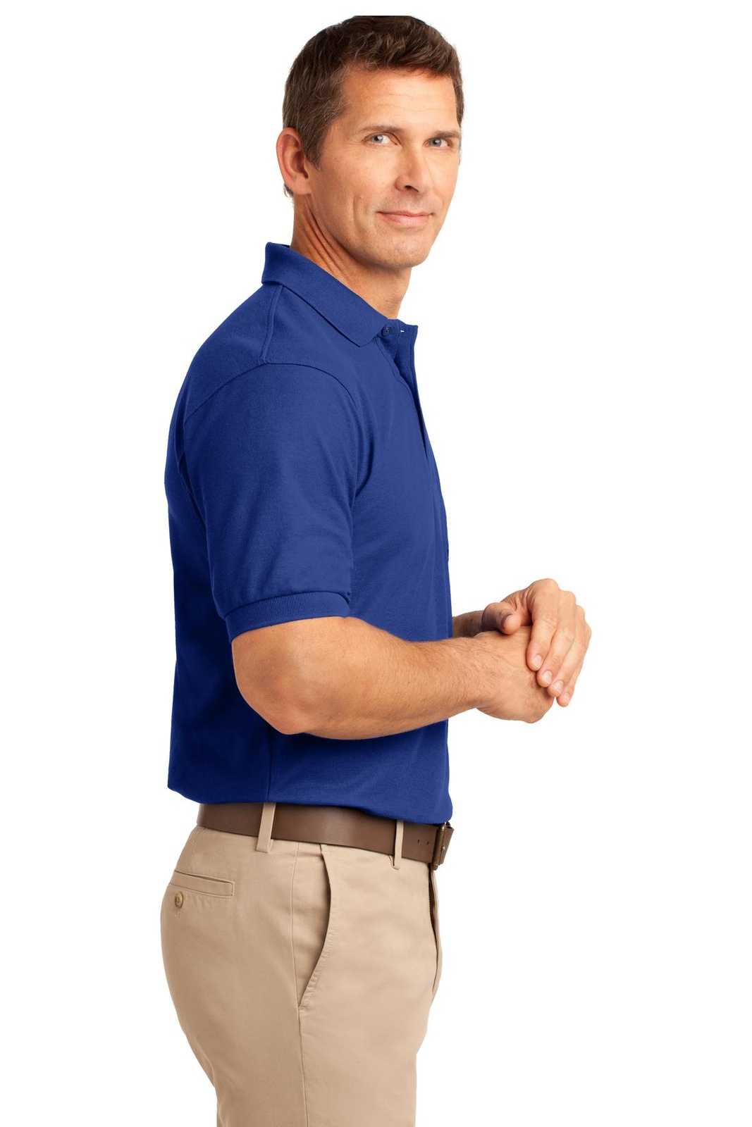 Port Authority K500P Silk Touch Polo with Pocket - Royal - HIT a Double - 3