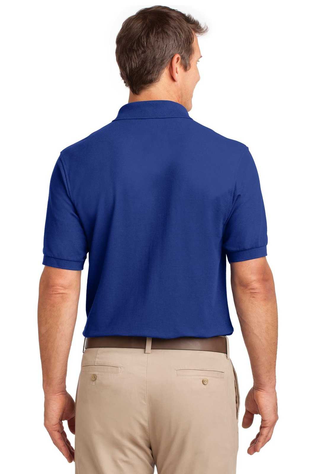 Port Authority K500P Silk Touch Polo with Pocket - Royal - HIT a Double - 2