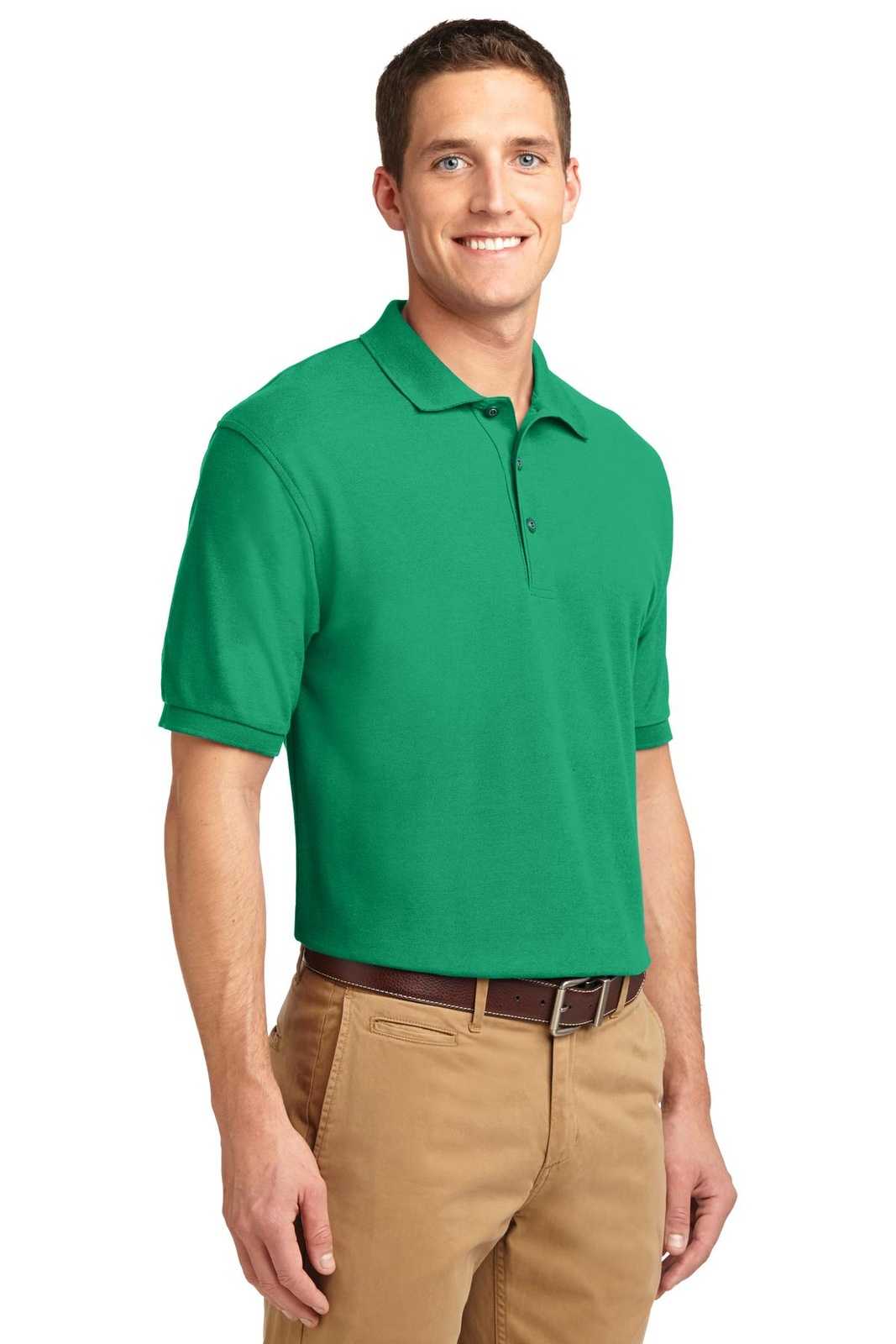 Port Authority K500 Silk Touch Polo - Court Green - HIT a Double - 4