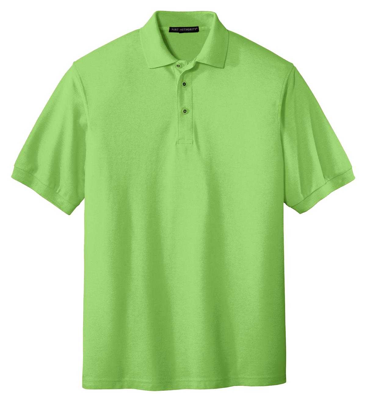 Port Authority K500 Silk Touch Polo - Lime - HIT a Double - 5