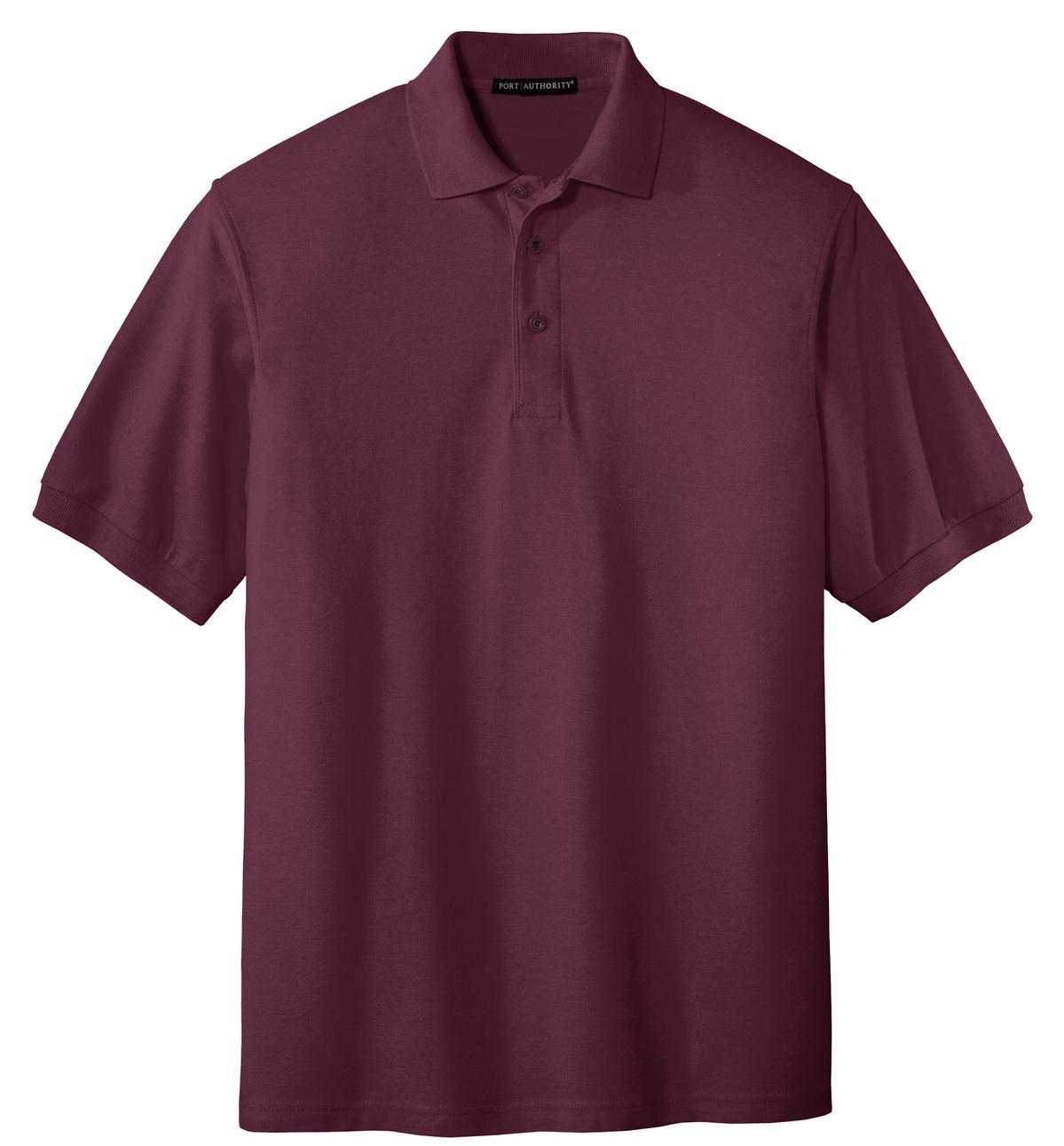 Port Authority K500 Silk Touch Polo - Maroon - HIT a Double - 5