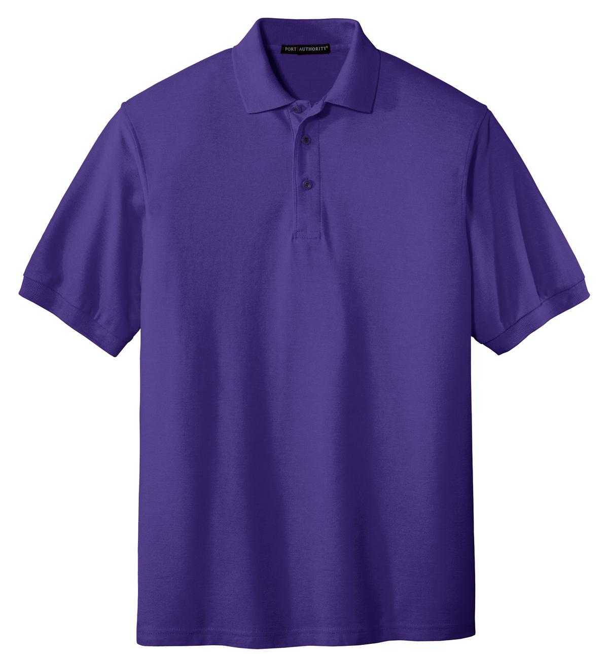 Port Authority K500 Silk Touch Polo - Purple - HIT a Double - 5