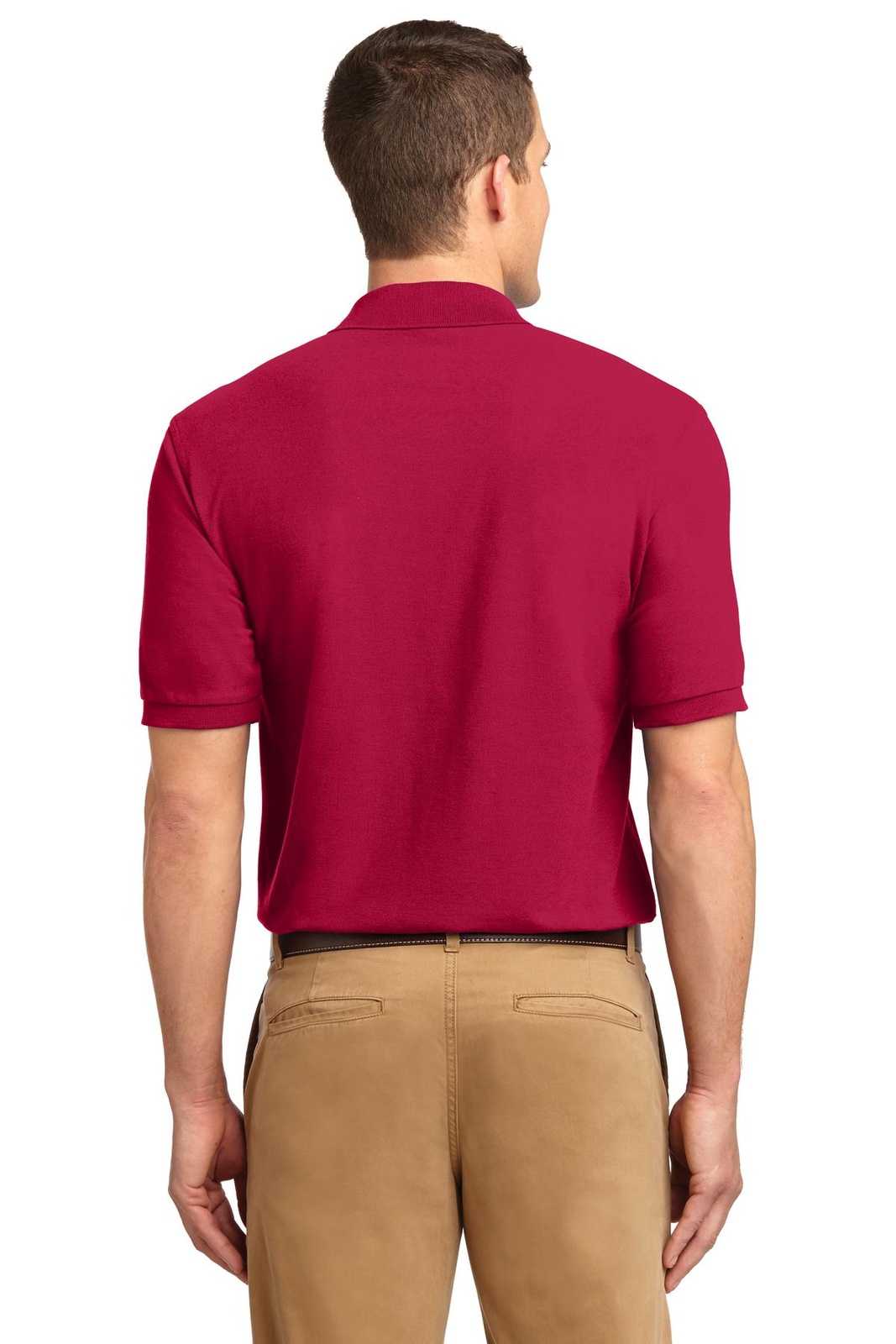 Port Authority K500 Silk Touch Polo - Red - HIT a Double - 2