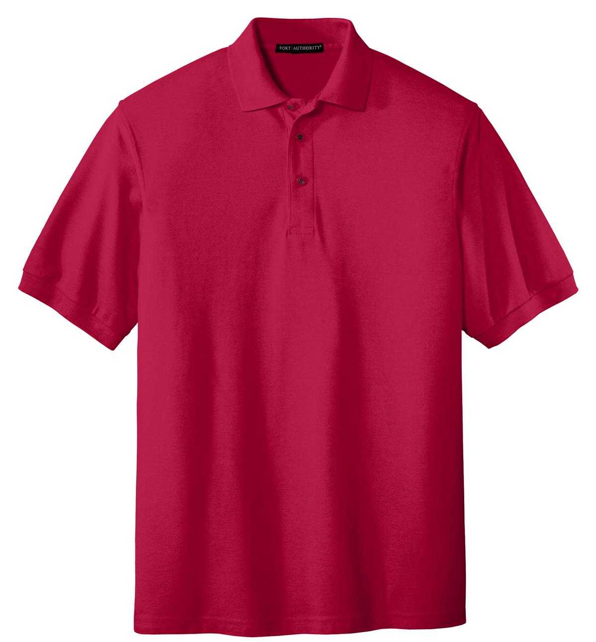 Port Authority K500 Silk Touch Polo - Red - HIT a Double - 5
