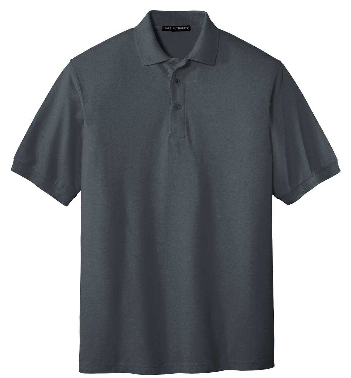 Port Authority K500 Silk Touch Polo - Steel Gray - HIT a Double - 5