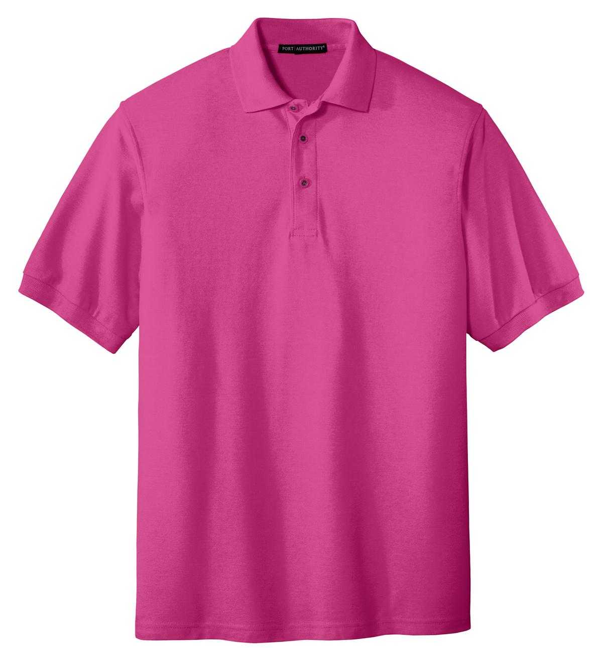 Port Authority K500 Silk Touch Polo - Tropical Pink - HIT a Double - 5