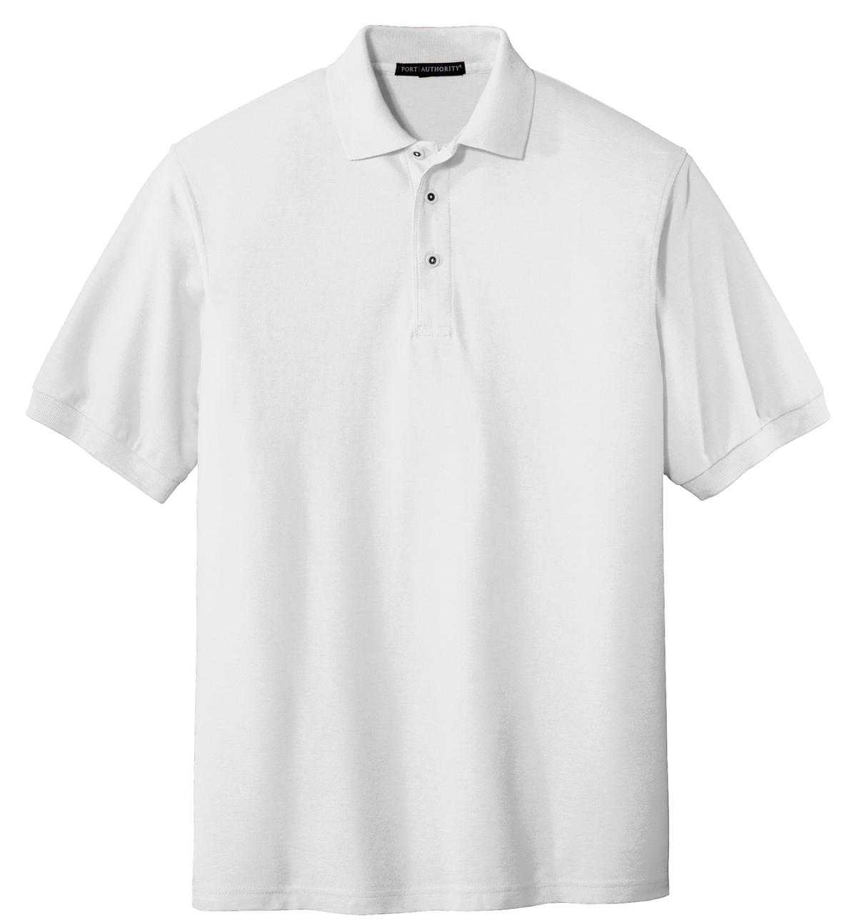 Port Authority K500 Silk Touch Polo - White - HIT a Double - 5