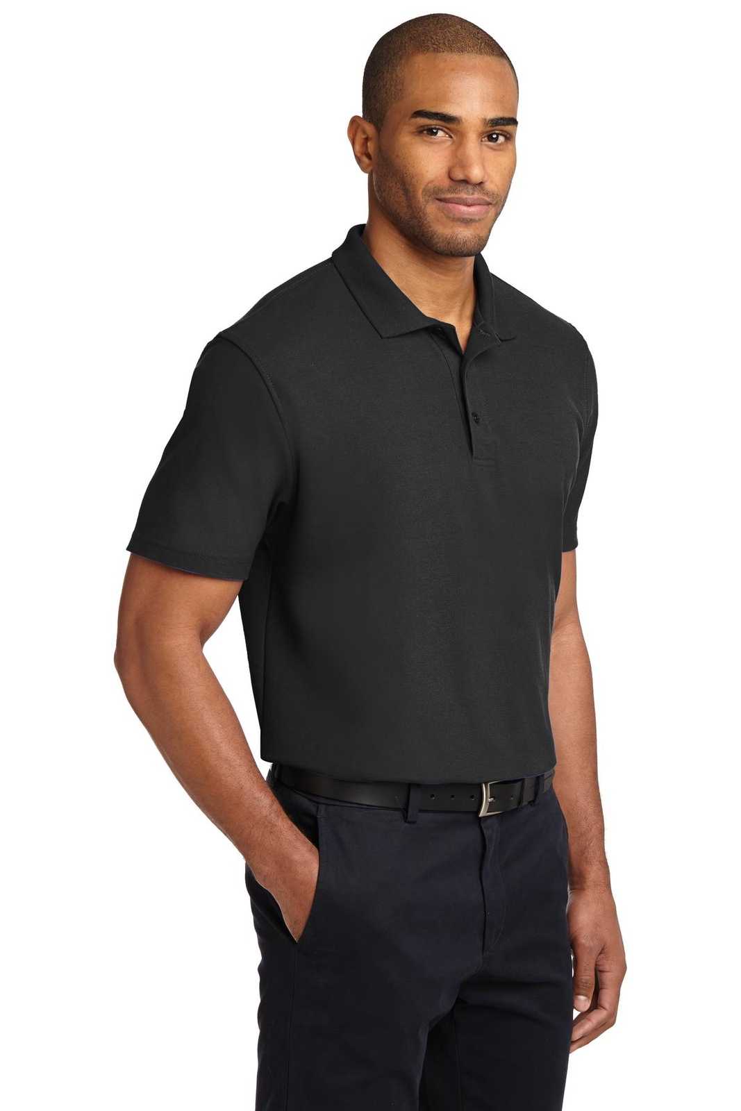 Port Authority K510 Stain-Release Polo - Black - HIT a Double - 4