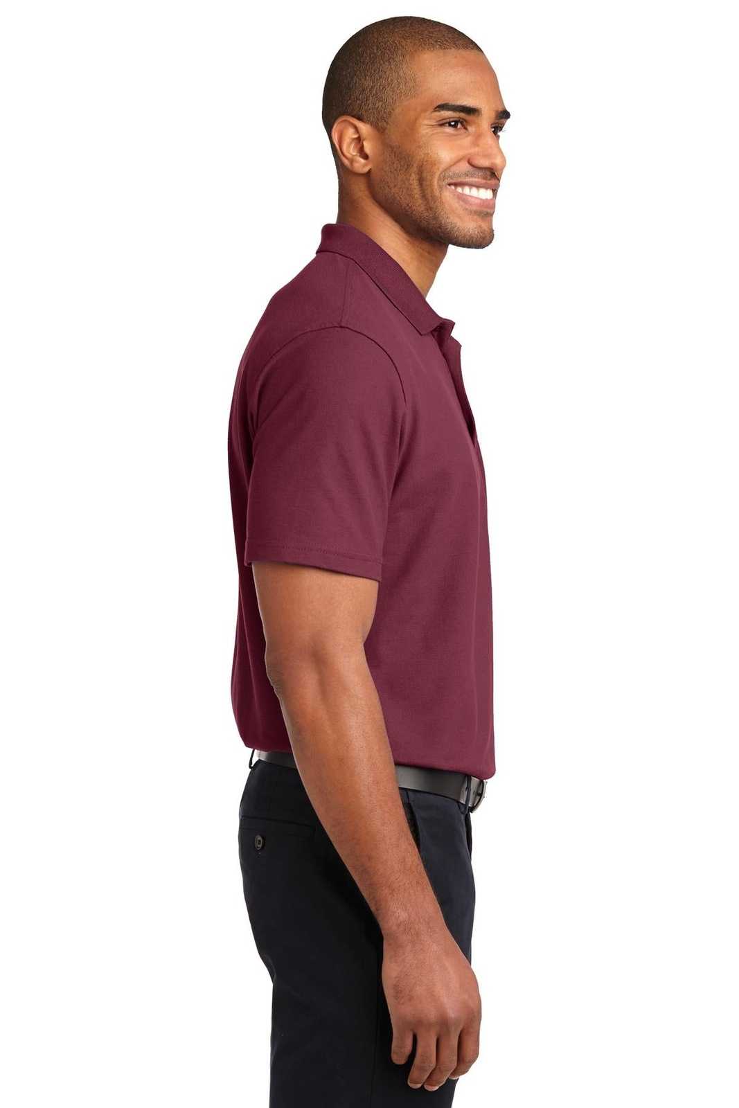 Port Authority K510 Stain-Release Polo - Burgundy - HIT a Double - 3