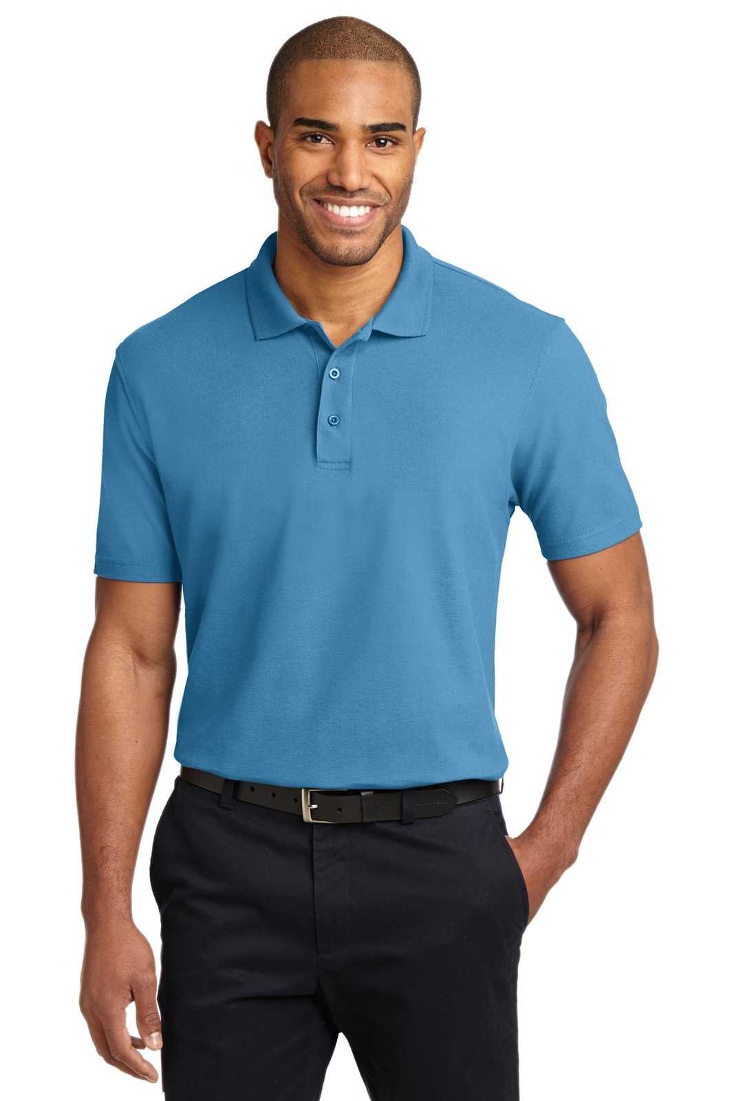 Port Authority K510 Stain-Release Polo - Celadon Blue - HIT a Double - 1