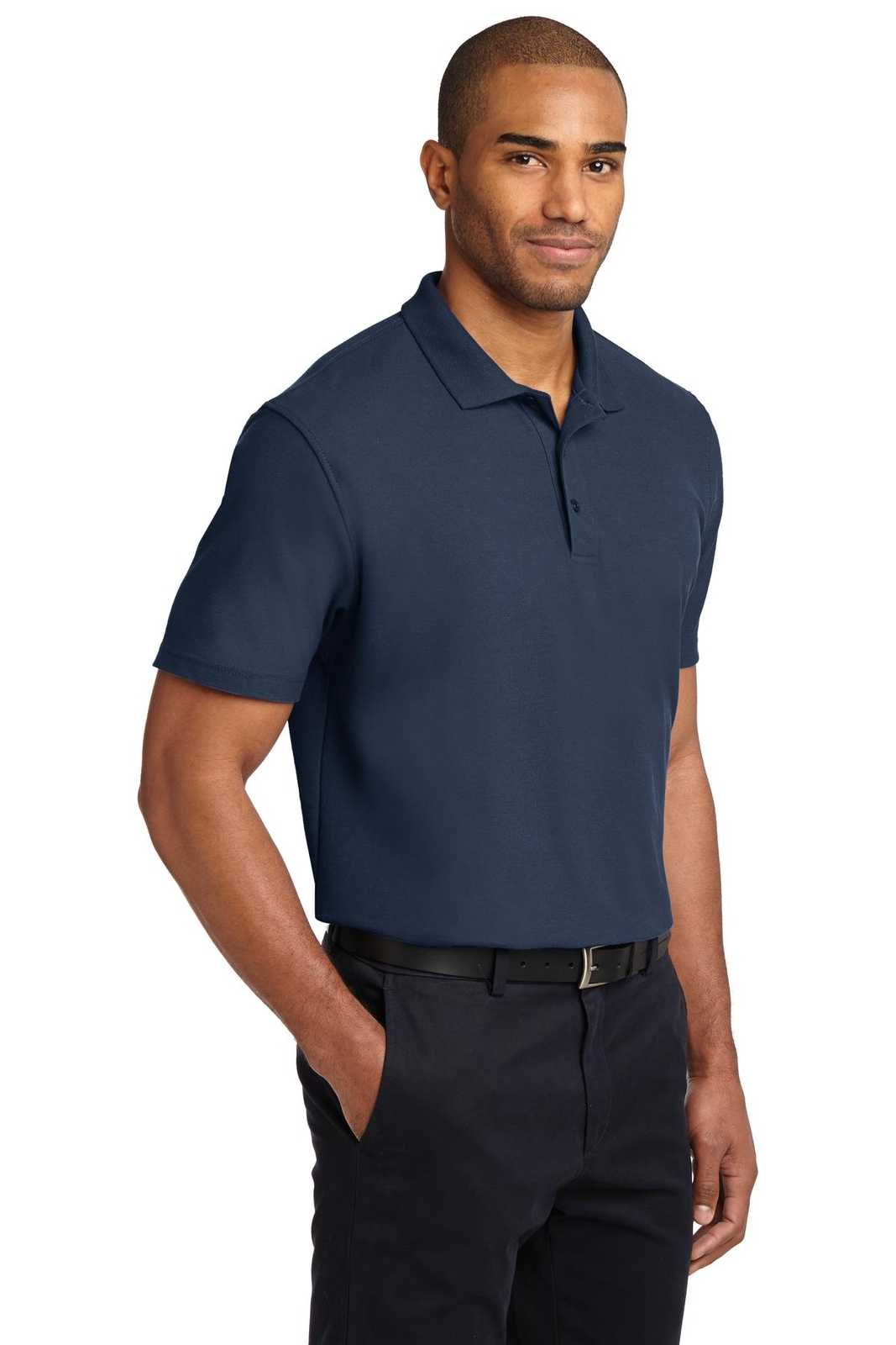Port Authority K510 Stain-Release Polo - Navy - HIT a Double - 4