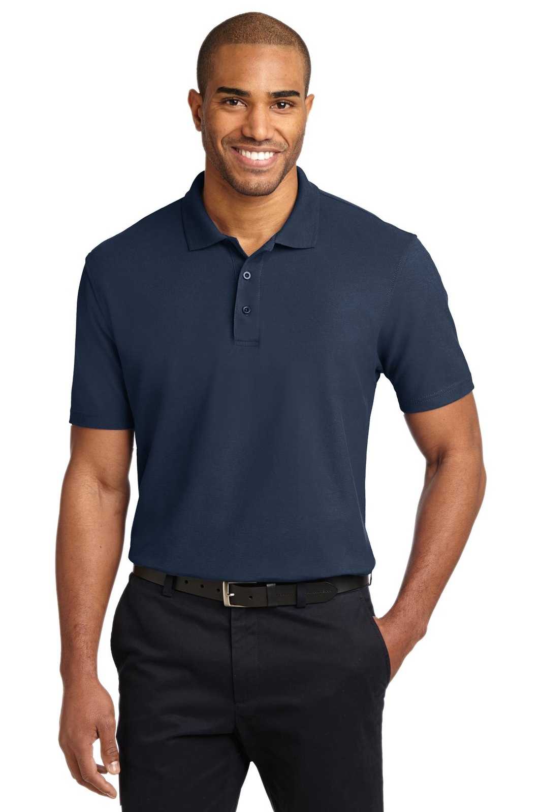 Port Authority K510 Stain-Release Polo - Navy - HIT a Double - 1