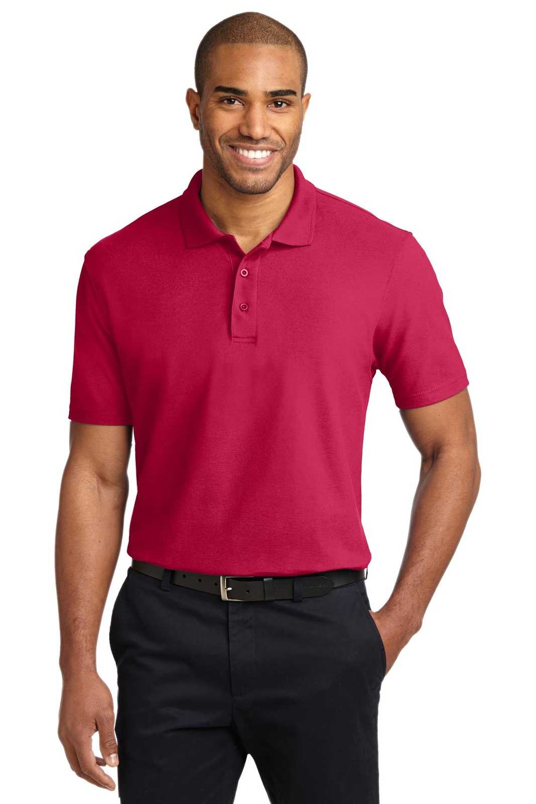 Port Authority K510 Stain-Release Polo - Red - HIT a Double - 1