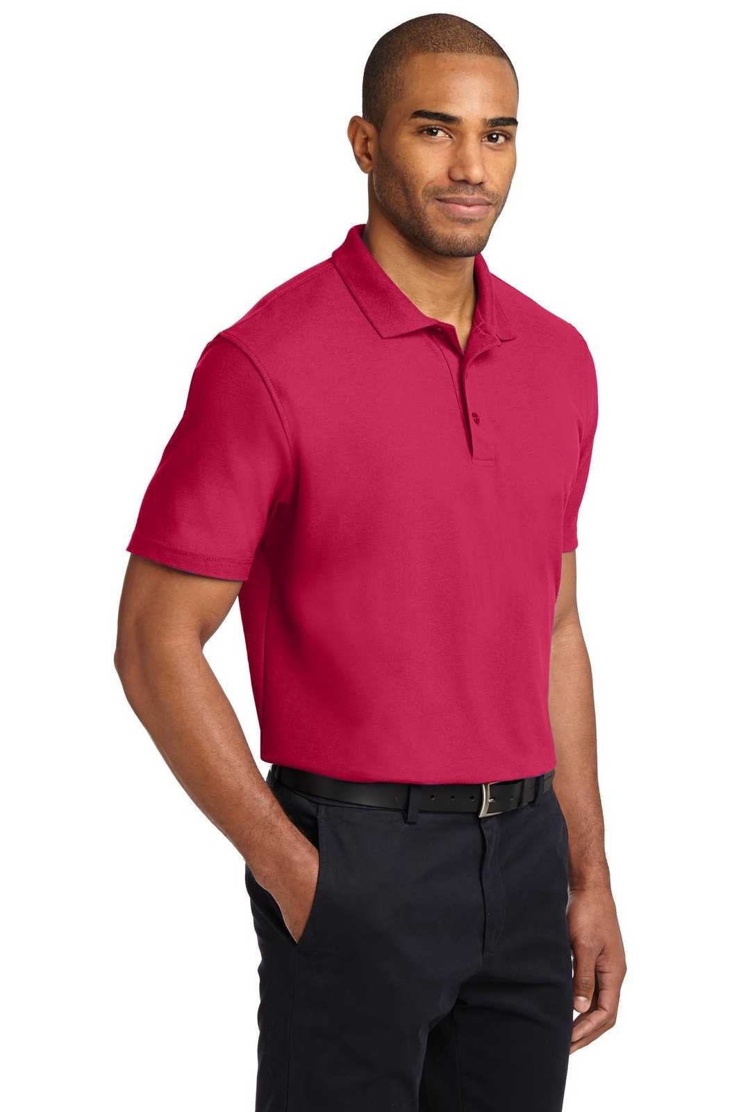 Port Authority K510 Stain-Release Polo - Red - HIT a Double - 4