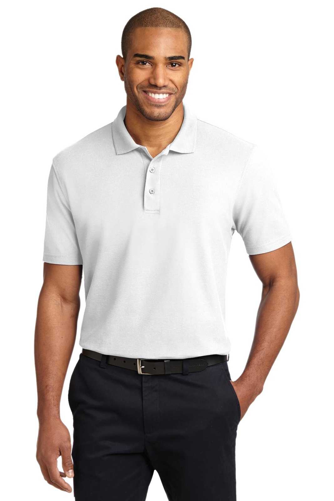 Port Authority K510 Stain-Release Polo - White - HIT a Double - 1