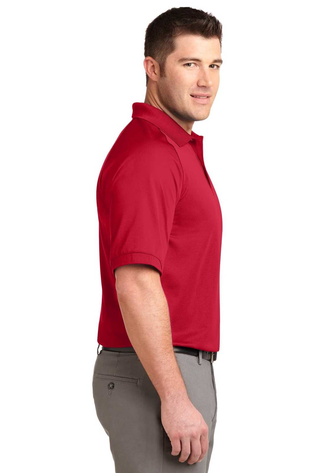 Port Authority K525 Dry Zone Ottoman Polo - Engine Red - HIT a Double - 3