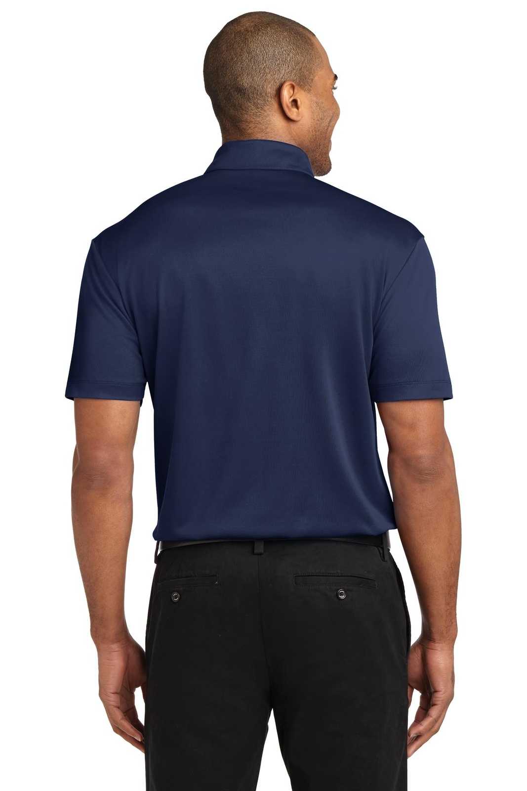 Port Authority K540P Silk Touch Performance Pocket Polo - Navy - HIT a Double - 2