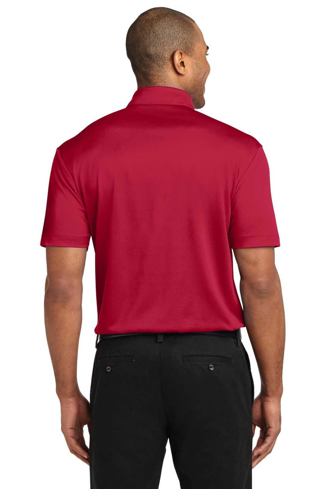 Port Authority K540P Silk Touch Performance Pocket Polo - Red - HIT a Double - 2