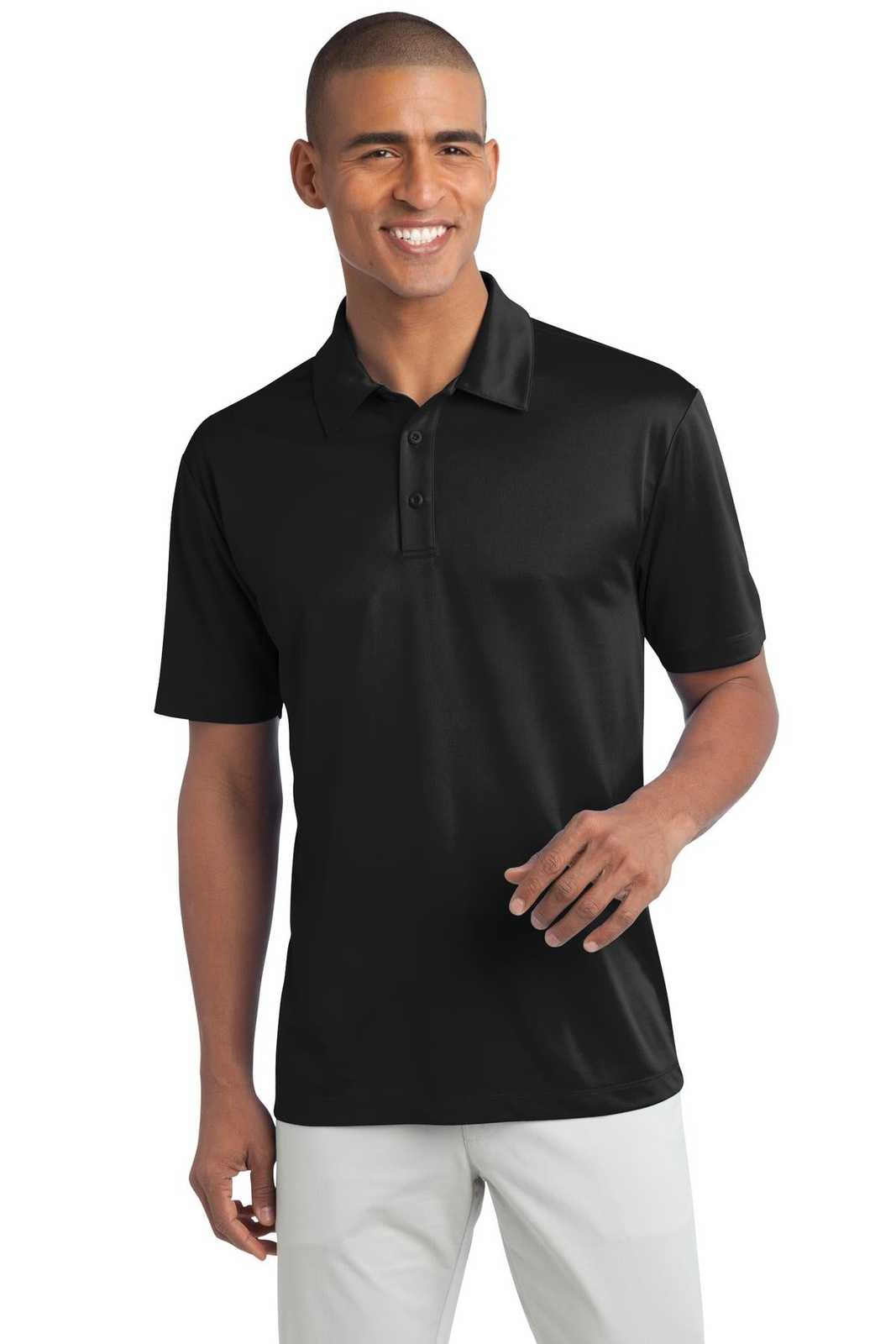 Port Authority K540 Silk Touch Performance Polo - Black - HIT a Double - 1