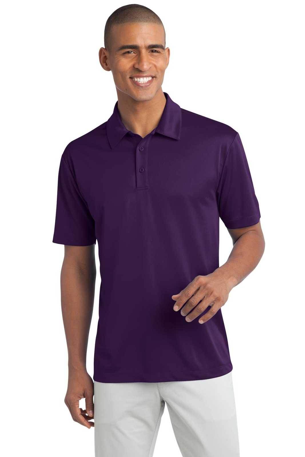 Port Authority K540 Silk Touch Performance Polo - Bright Purple - HIT a Double - 1