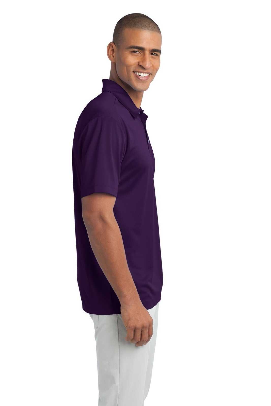 Port Authority K540 Silk Touch Performance Polo - Bright Purple - HIT a Double - 3