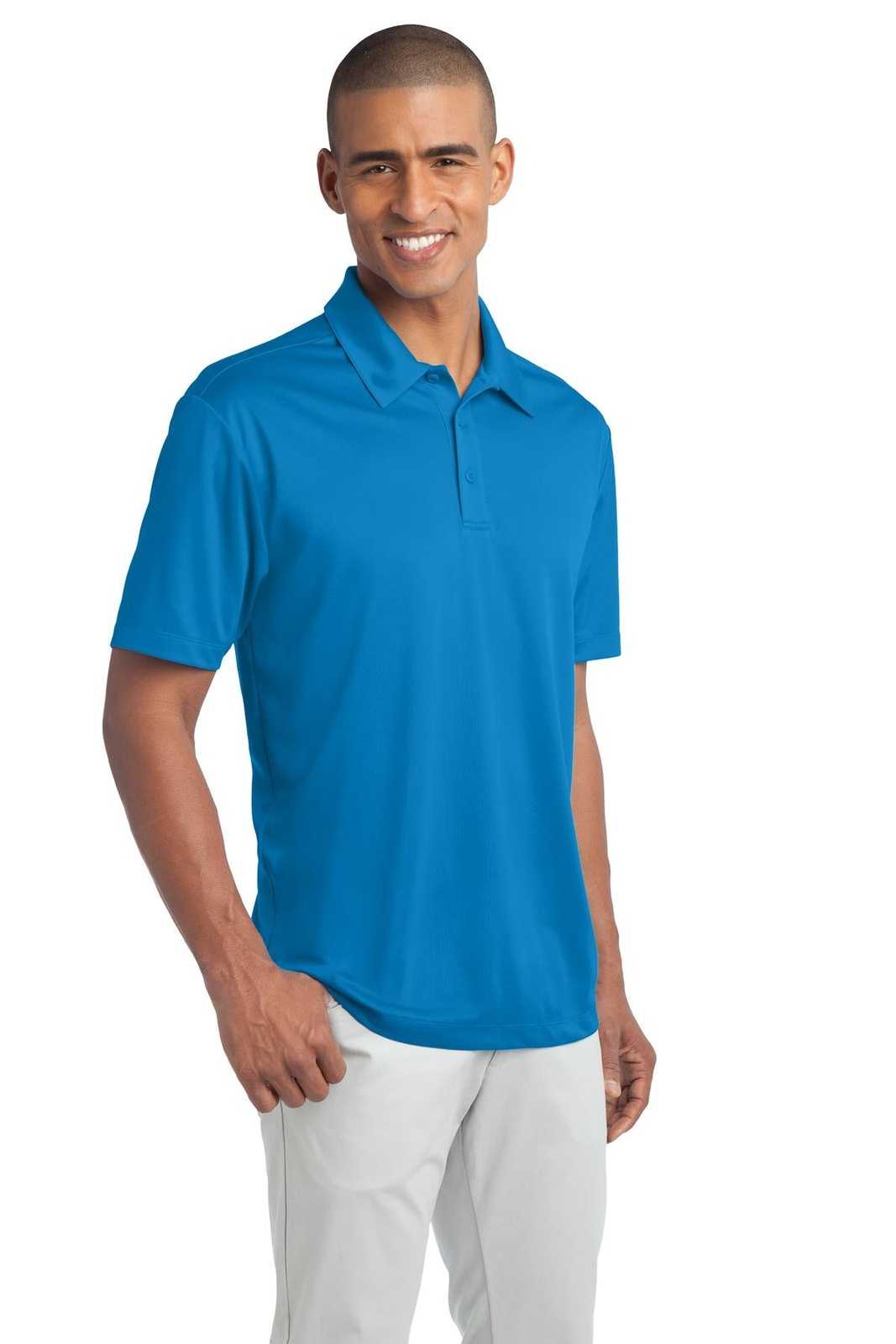 Port Authority K540 Silk Touch Performance Polo - Brilliant Blue - HIT a Double - 4