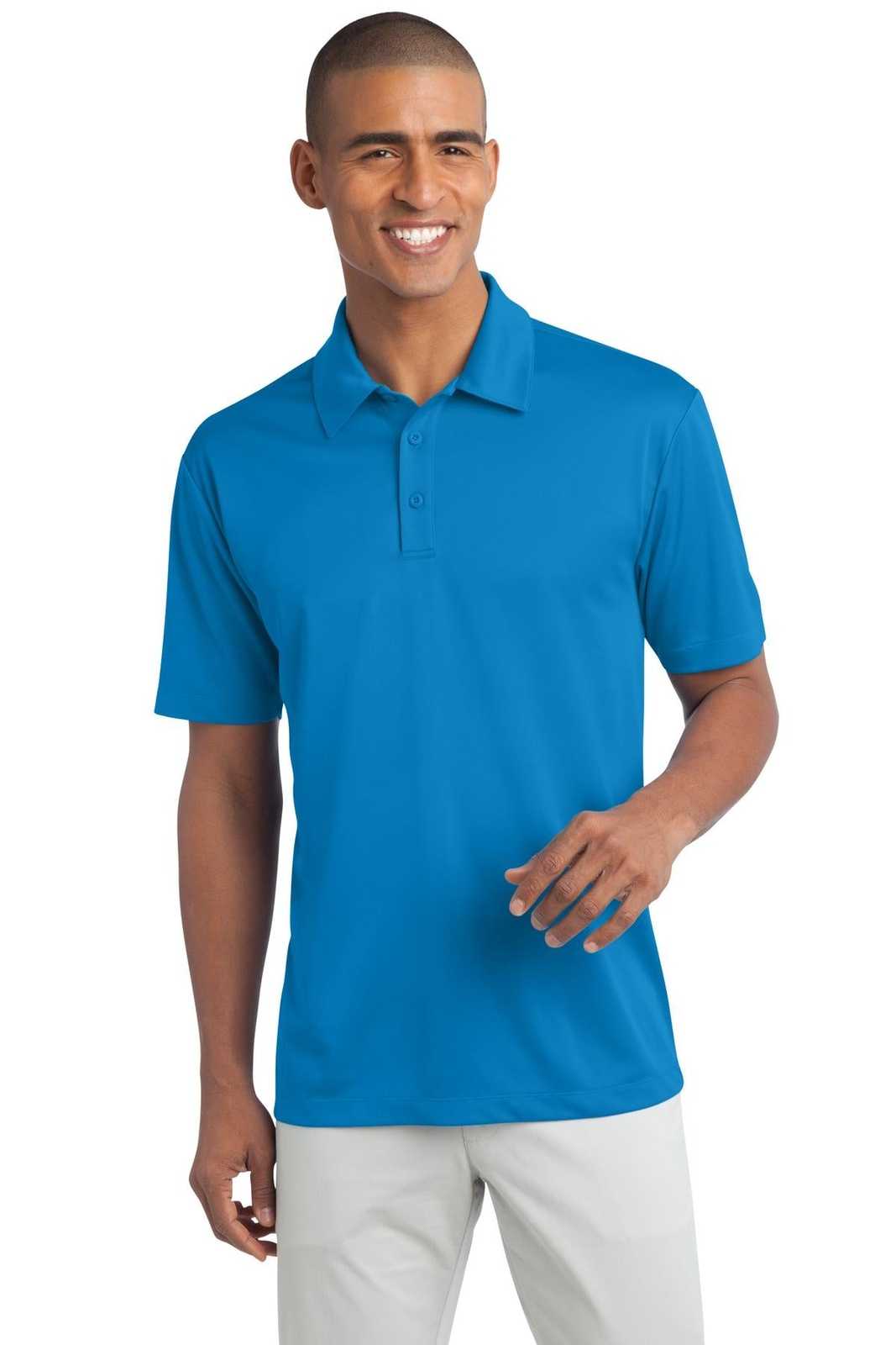 Port Authority K540 Silk Touch Performance Polo - Brilliant Blue - HIT a Double - 1