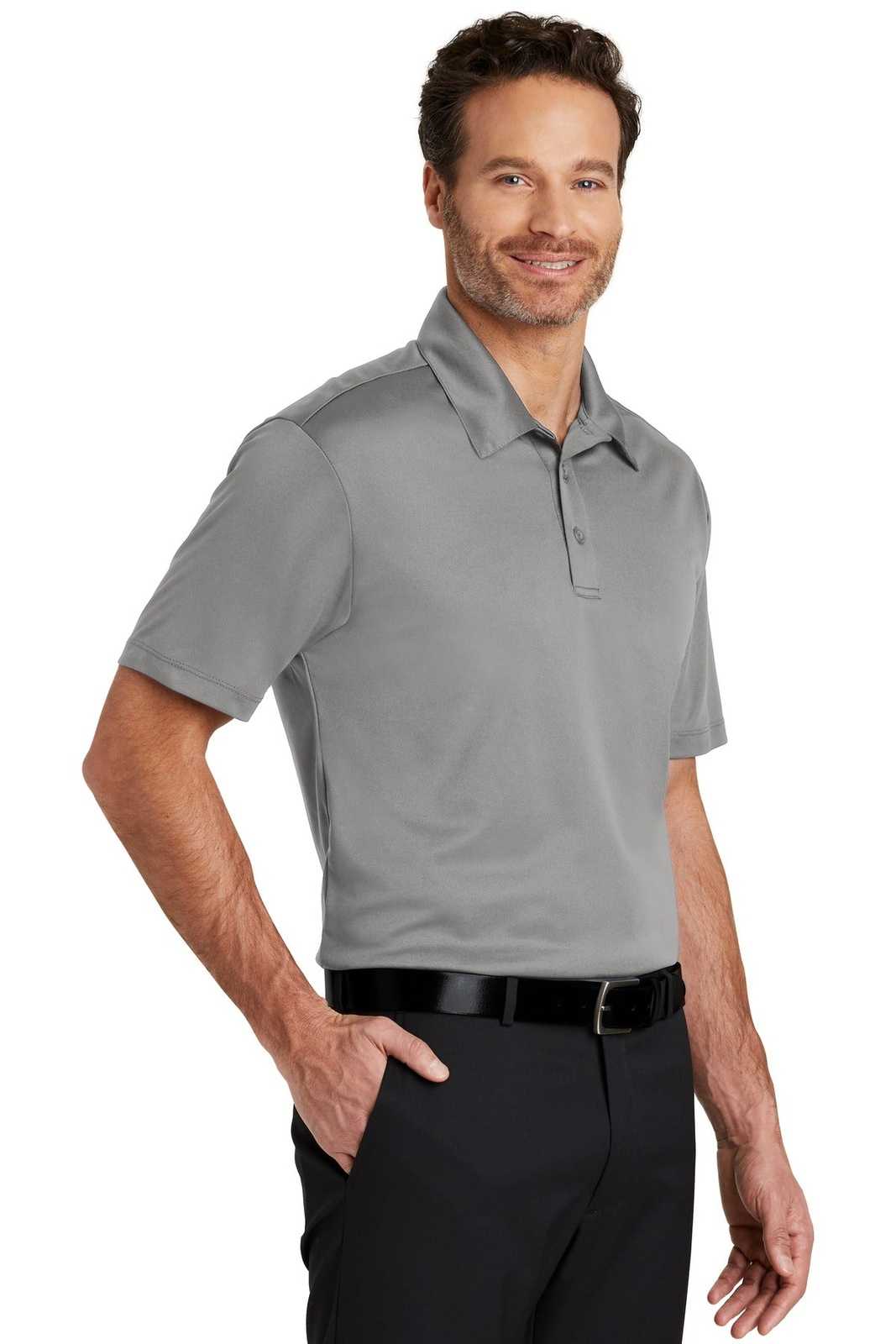 Port Authority K540 Silk Touch Performance Polo - Gusty Gray - HIT a Double - 4