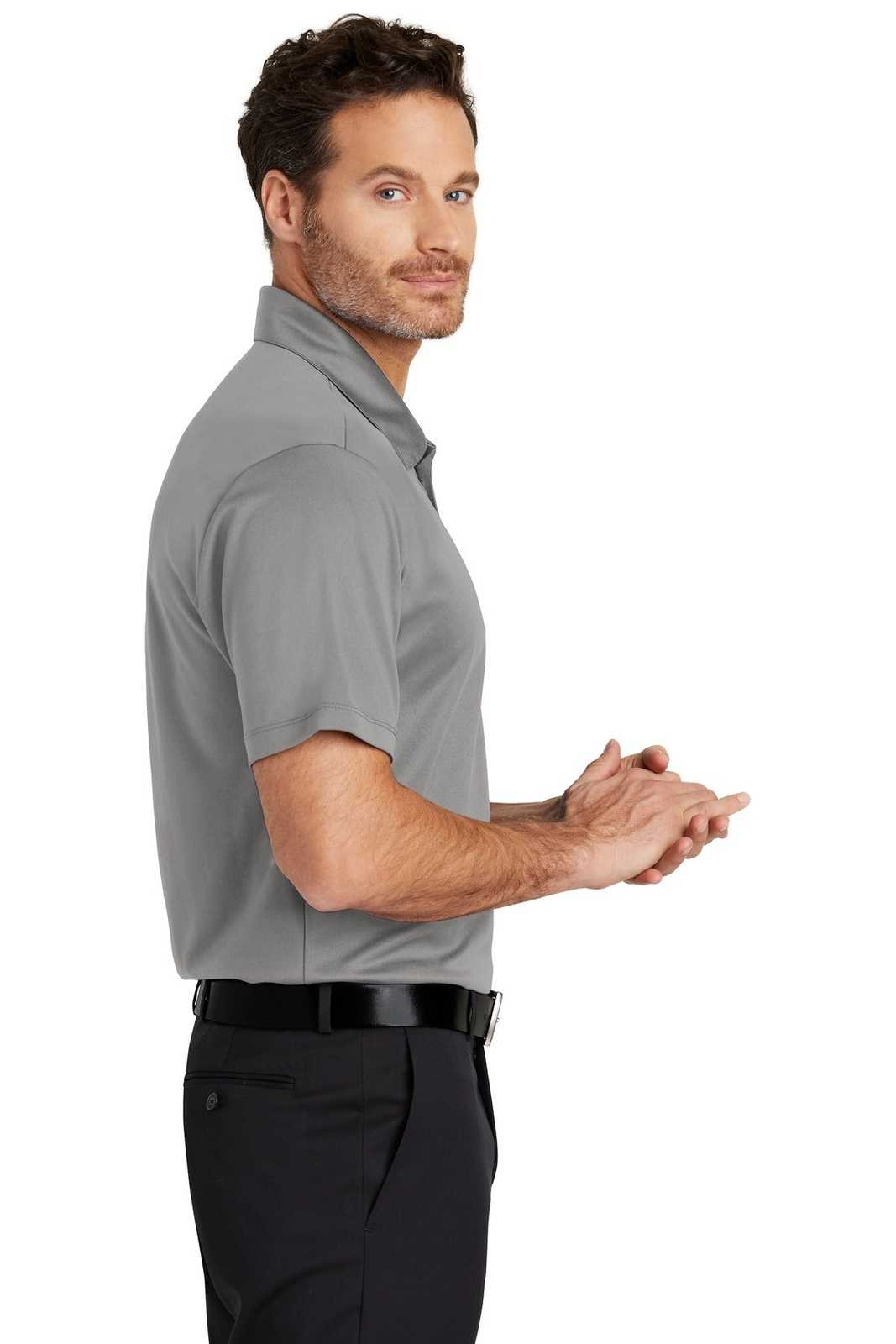 Port Authority K540 Silk Touch Performance Polo - Gusty Gray - HIT a Double - 3