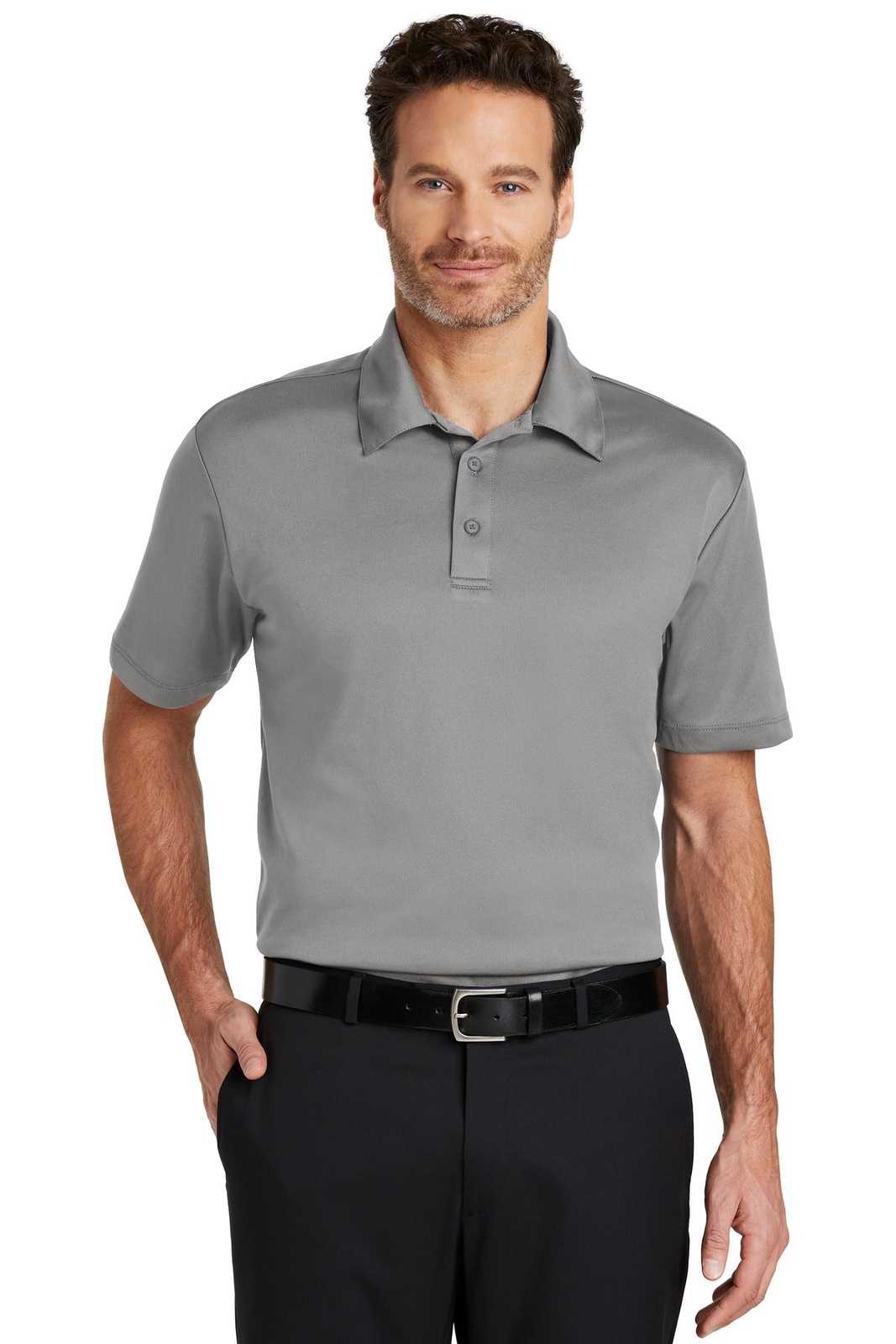 Port Authority K540 Silk Touch Performance Polo - Gusty Gray - HIT a Double - 1