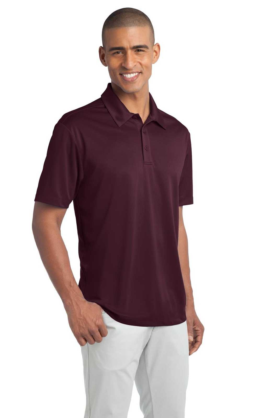 Port Authority K540 Silk Touch Performance Polo - Maroon - HIT a Double - 4