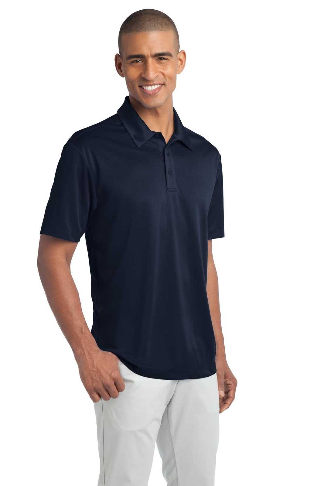 Port Authority K540 Silk Touch Performance Polo - Navy - HIT a Double - 4