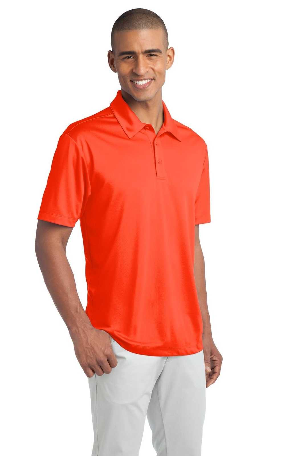 Port Authority K540 Silk Touch Performance Polo - Neon Orange - HIT a Double - 4