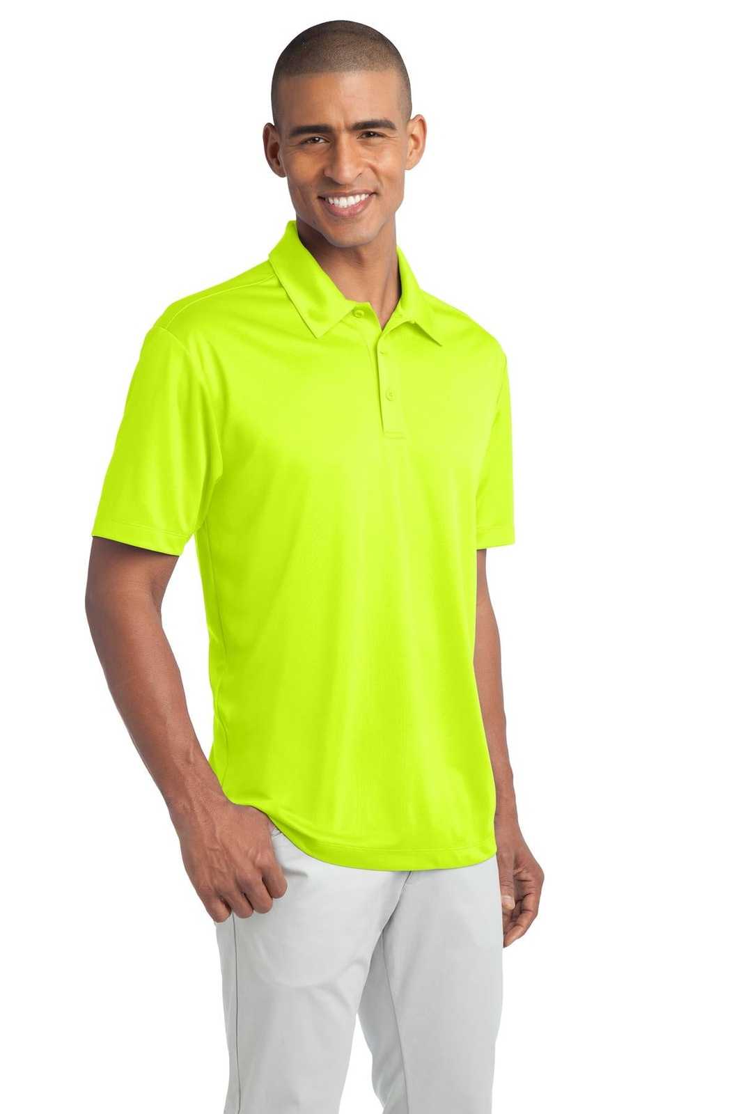 Port Authority K540 Silk Touch Performance Polo - Neon Yellow - HIT a Double - 4