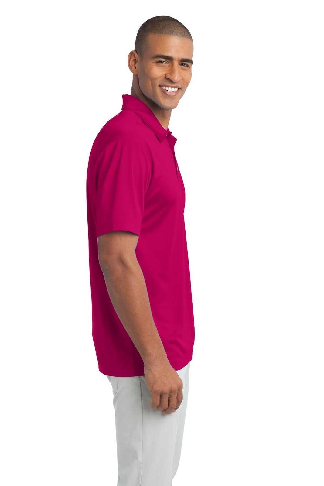 Port Authority K540 Silk Touch Performance Polo - Pink Raspberry - HIT a Double - 3