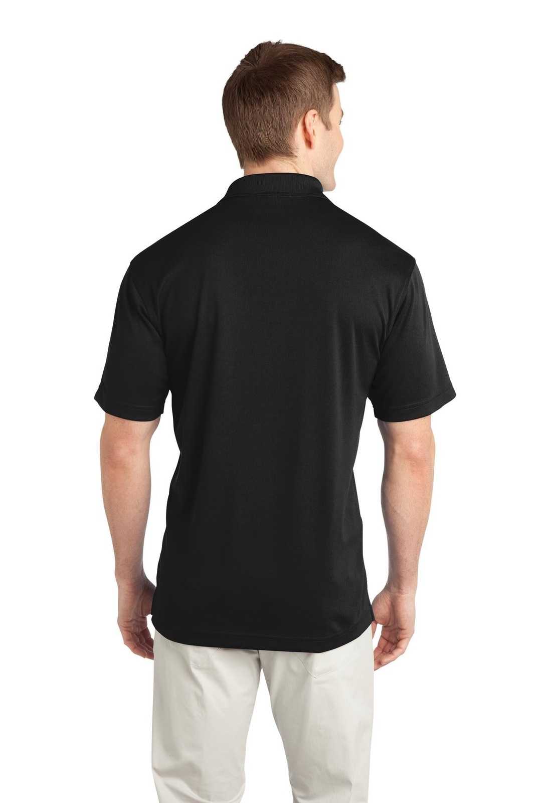 Port Authority K548 Tech Embossed Polo - Black - HIT a Double - 2