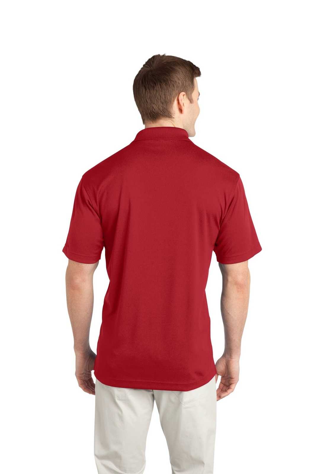 Port Authority K548 Tech Embossed Polo - Regal Red - HIT a Double - 2
