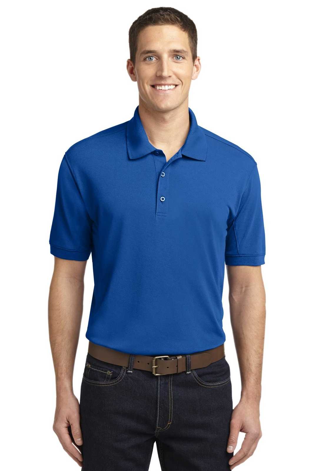 Port Authority K567 5-In-1 Performance Pique Polo - Cobalt Blue - HIT a Double - 1