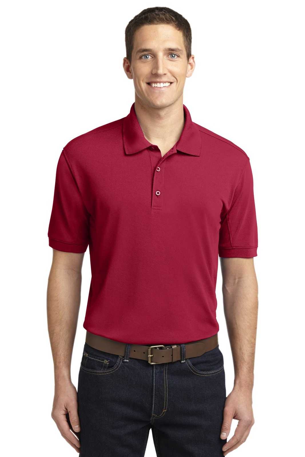 Port Authority K567 5-In-1 Performance Pique Polo - Rich Red - HIT a Double - 1