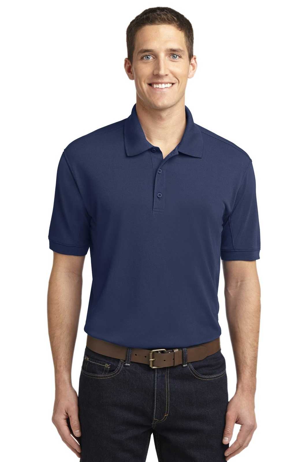 Port Authority K567 5-In-1 Performance Pique Polo - True Navy - HIT a Double - 1