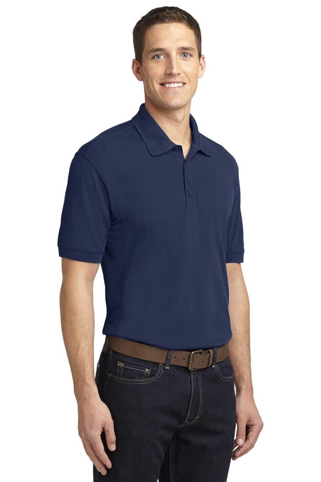 Port Authority K567 5-In-1 Performance Pique Polo - True Navy - HIT a Double - 4