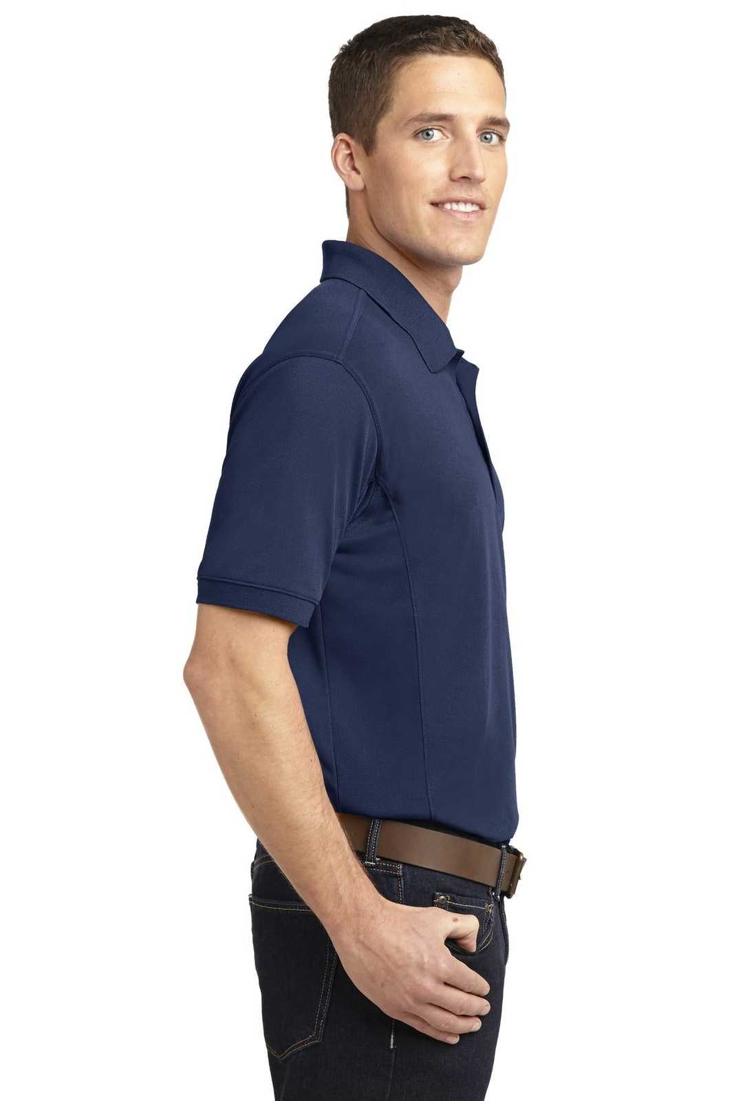 Port Authority K567 5-In-1 Performance Pique Polo - True Navy - HIT a Double - 3